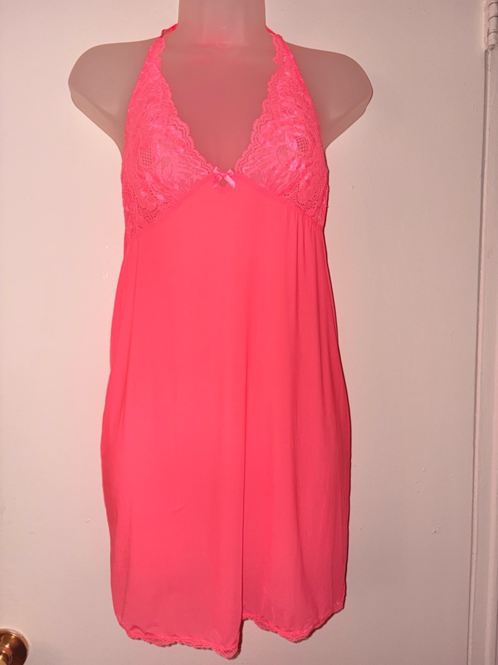 Victoria's Secret Neon Pink Lace